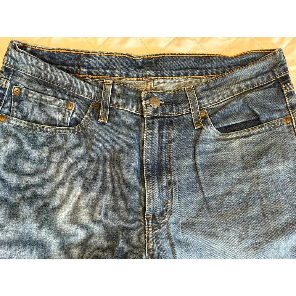 Levis 541 Mens Blue Jeans Size 32X34‎ Medium Wash Actual 33X32 Stretch